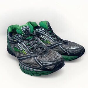 Brooks Sneakers Mens 10.5 Gray Green Ghost 6 GTX Gore-Tex Athletic Trail Running